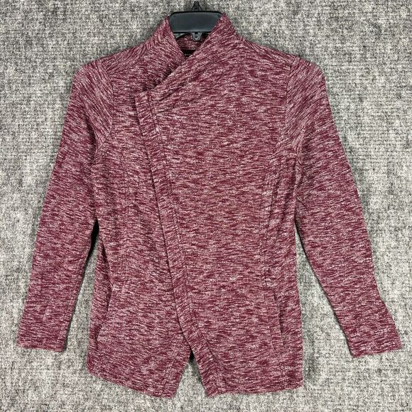 GH Bass Sweater Womens Small Zip-Up Activewear Casual Knit Long-Sleeve Top - Picture 1 of 10